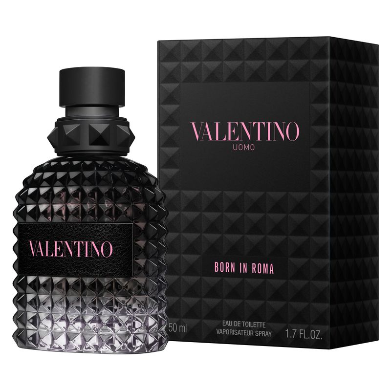 Valentino Uomo• Born In Roma • 50 ml• Eau De Toilette• Scatola Danneggiata• Senza Cellophane
