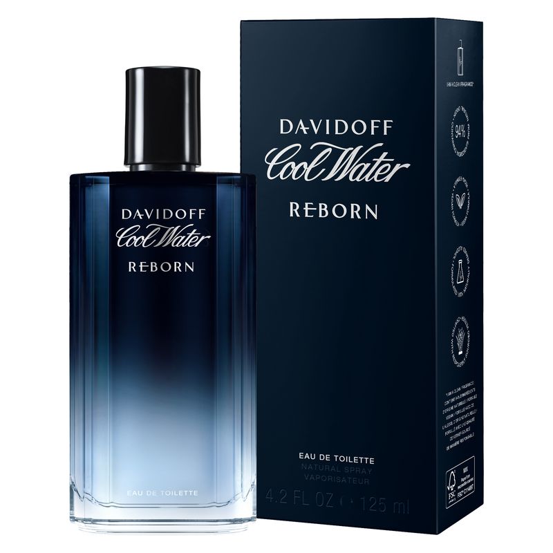Davidoff • Cool Water Reborn • For Him • 125ml • Eau de toilette • da Uomo