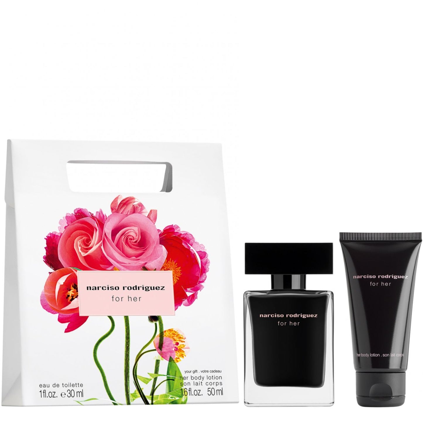 Set Narciso Rodriguez • For Her • 30ml Eau de Toilette+ 50ml Body Lotion • da donna