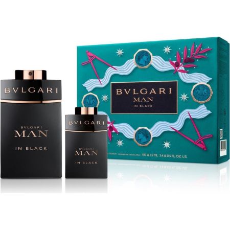 Set Bulgari Man in Black • Eau de Parfum • 100ml+15ml  • per uomo • cofanetto regalo