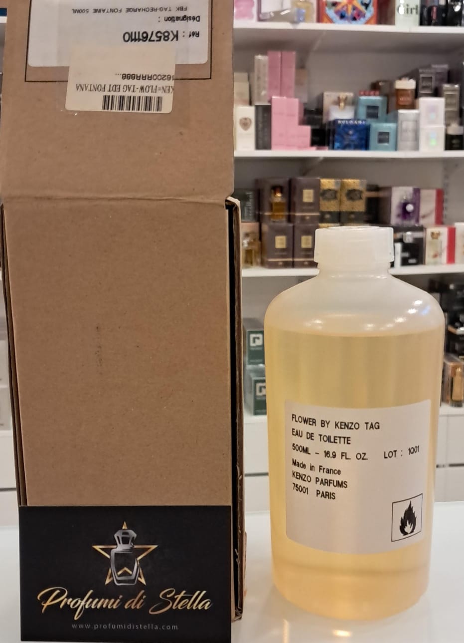 KENZO • Flower • TAG • Fontana Ricarica • 500ml • Eau de Toilette • INTROVABILE