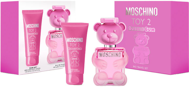 SET Moschino • Toy 2 • Bubble Gum • 100ml Eau de Toilette + 100ml Body Lotion • da donna