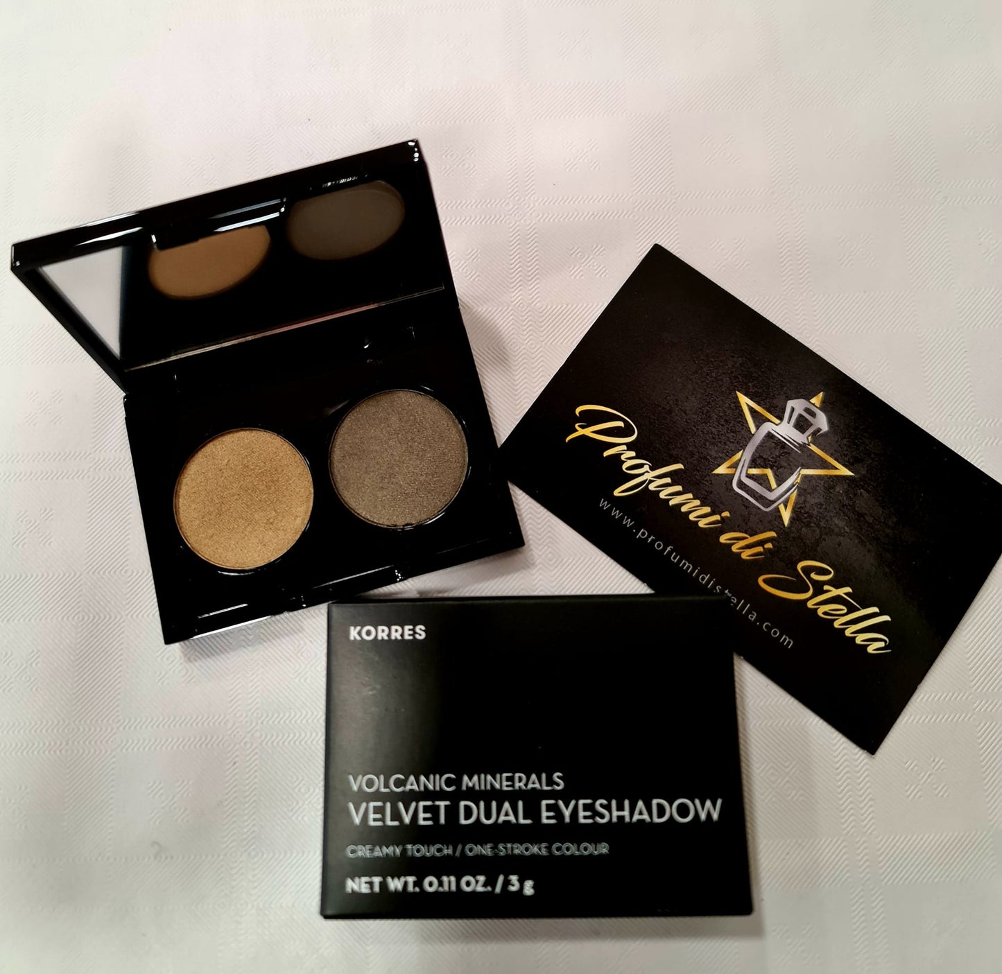 KORRES • Pallette • Ombretti • Volcanic Minerals • Velvet Dual Eyeshadow • N. 48