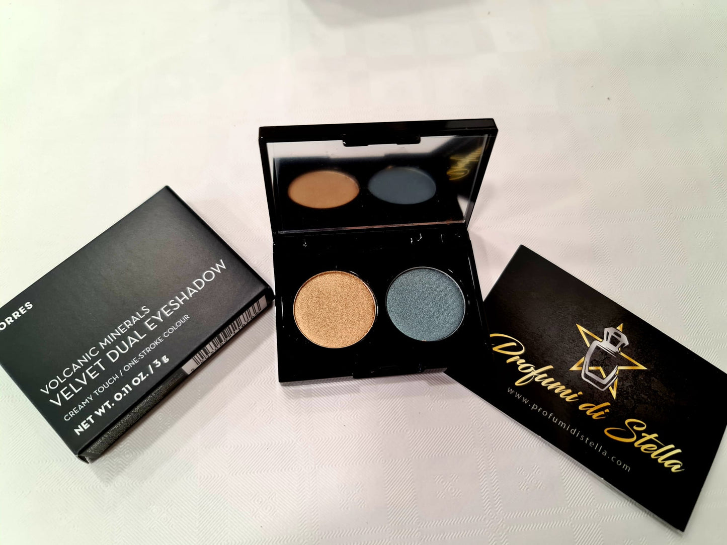 KORRES • Pallette • Ombretti • Volcanic Minerals • Velvet Dual Eyeshadow • N. 58