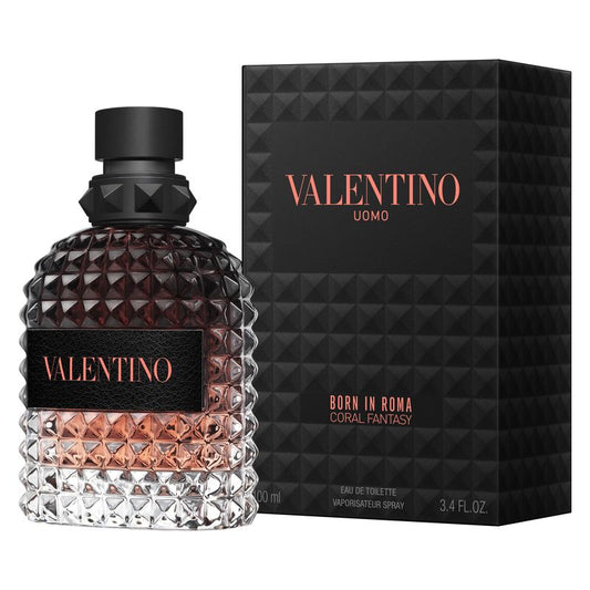valentino uomo•  born in roma•  coral fantasy•  100 ml•  eau de toilette
