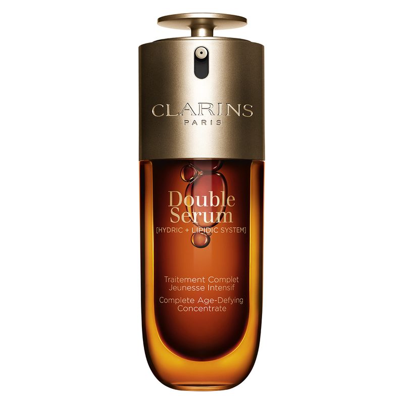 Clarins• Double Serum• Hydripic + Lipidic System• 50 ml• Senza Scatola