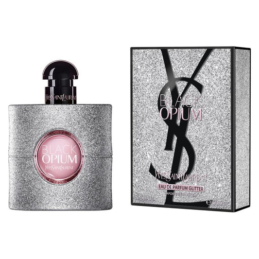 Ysl• Black Opium• 50ml• Eau De Parfum Glitter• Senza Celophane