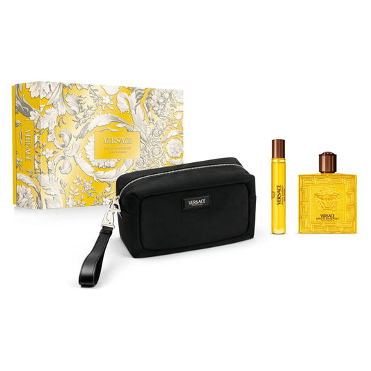 Versace• Cofanetto • Eros Energy • Eau De Parfum • 100ml + 10ml + Toiletry Bag