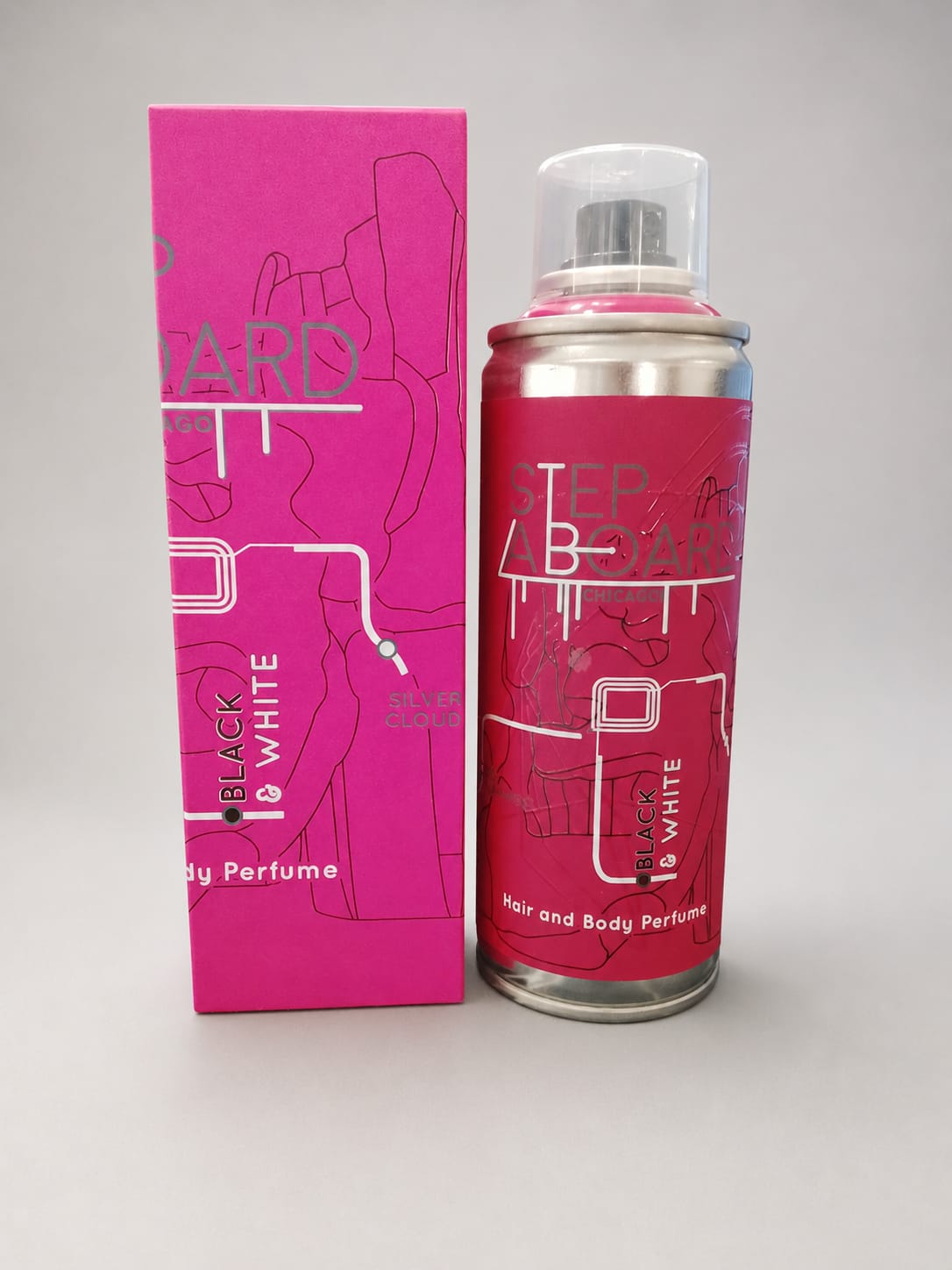 Step Aboard • Black & White •  Hair And Body Mist • 150 ml