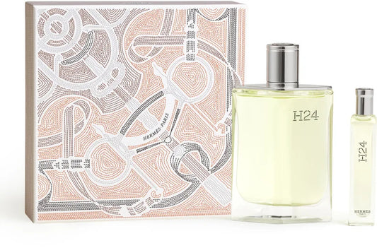 Set Hermès • H24 • Eau de Toilette • per uomo  • 100ml + 15 ml Eau de Toilette • Cofanetto