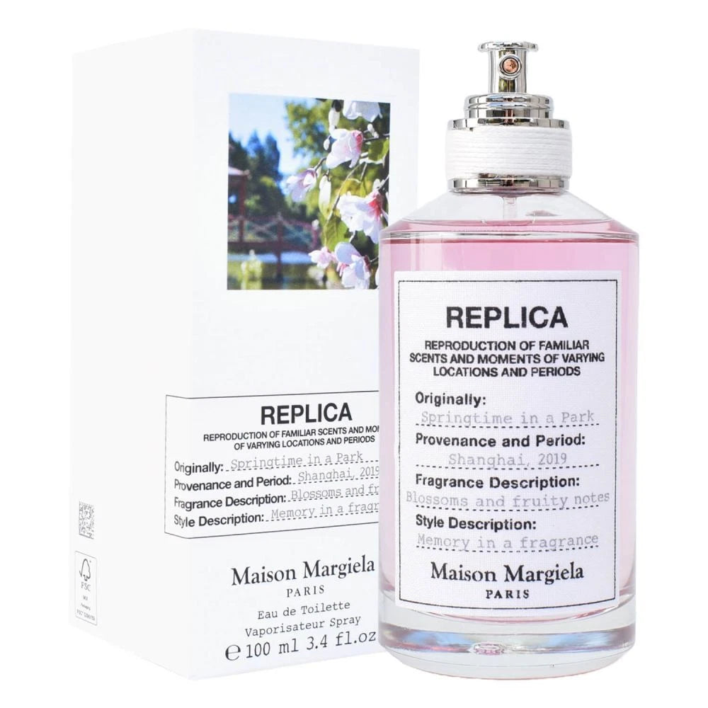 Maison Margiela•  Replica• Springtime In  A Park•  100ml•  Eau De Toilette•  Ammaccatura sulla Scatola