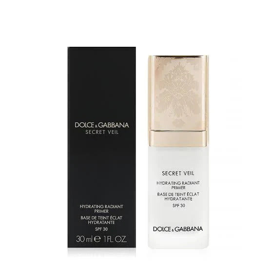 Dolce&Gabbana • Secret Veil • Primer Hydrating • Primer Illuminante e Lisciante • SPF 30 • 30ml