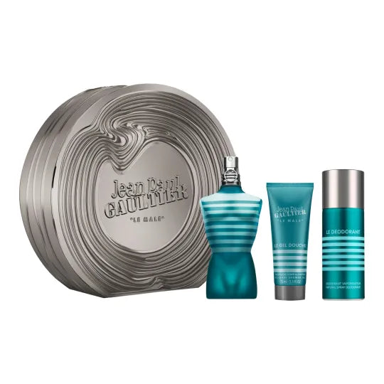 JPG• Cofanetto Le Male•Profumo  125ml edt+ gel douche 75ml+ Dedeorante 150ml