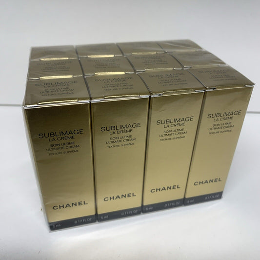 Chanel • Sublimage La creme Soin Ultime • 12 Creme x 5ml • Linea Oro