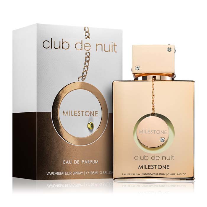 Una fragranza che ricorda le spensierate giornate estive in riva al mare in qualsiasi momento dell’anno: questa è l’eau de parfum unisex Armaf Club de Nuit Milestone, la cui composizione fragrante è dominata da agrumi, frutti succosi e note marine rinfrescanti.