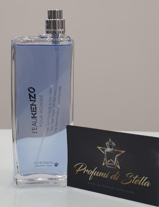 KENZO • L'EAU KENZO • POUR HOMME •  EAU DE TOILETTE • 100 ml • SENZA SCATOLA E SENZA TAPPO