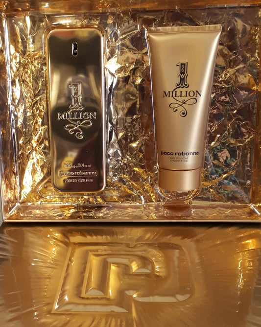 Paco Rabanne 1 Million Eau de Toilette 100ml+ Shower Gel 100ml Cofanetto Regalo