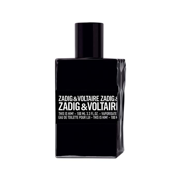 Sei tu: un uomo con un’inconfondibile essenza di mascolinità, libertà e un pizzico di follia, che è concentrato nell’eau de toilette Zadig & Voltaire This is Him!  Scoprirai una fragranza perfetta per un rocker e gentiluomo allo stesso tempo, a cui non manca mai lo stile.  forma una coppia con l’eau de parfum da donna This is Her! presentato nel 2016