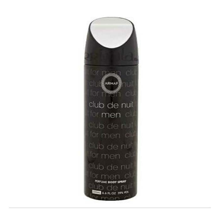 Armaf Club de Nuit Intense • Deodorante Spray • 200 ml da uomo Club de Nuit Intense Man di Armaf è una fragranza del gruppo Legnoso Speziato da uomo. Club de Nuit Intense Man è stato lanciato sul mercato nel 2015. Le note di testa sono Limone, Ananas, Bergamotto, Ribes Nero e Mela; le note di cuore sono Betulla, Gelsomino e Rosa; le note di base sono Muschio, Ambra Grigia, Patchouli e Vaniglia.