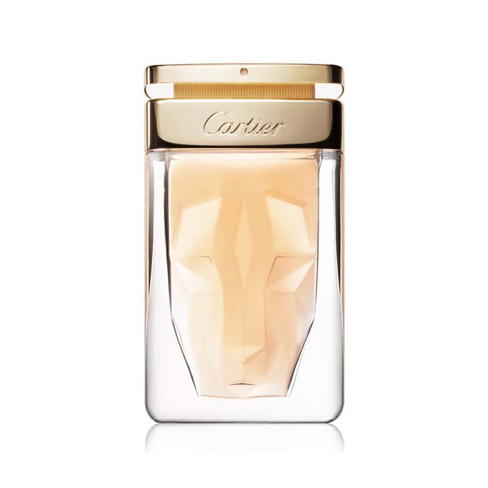 Questa è l’eau de parfum da donna Cartier La Panthère, un profumo sensuale che diventerà la tua musa quotidiana e fonte d’ispirazione per te.  Le sue note raffinate diventeranno un accessorio di lusso del tuo outfit quotidiano e sottolineeranno perfettamente il tuo carisma, una fragranza floreale e cipriata in un flacone di lusso con il motivo della pantera ideale da usare tutto l’anno.