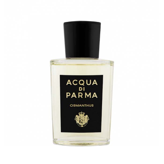 Il prezioso profumo del fiore di osmanthus incontra le note luminose degli agrumi in un'Eau de Parfum radiante e sensuale.  Acqua di Parma distilla l‘essenza più pura del fiore della felicità e la sublima in una fragranza che ne svela una nuova, radiosa eleganza.  Le note fresche e frizzanti del mandarino verde si mescolano agli accenti delicati e fioriti del neroli.  Una combinazione che svela il sole racchiuso in uno dei fiori più caratteristici del sud-est asiatico.